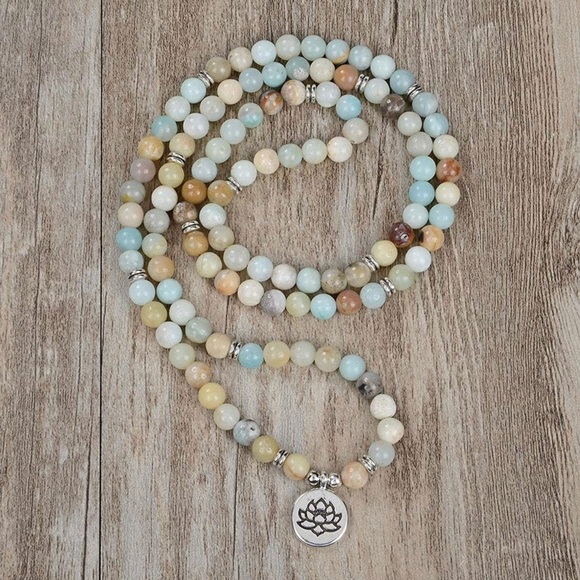 Amazonite mala bracelet/Necklace NWT! - Picture 6 of 6